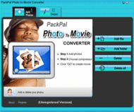 PackPal Photo to Movie Converter screenshot